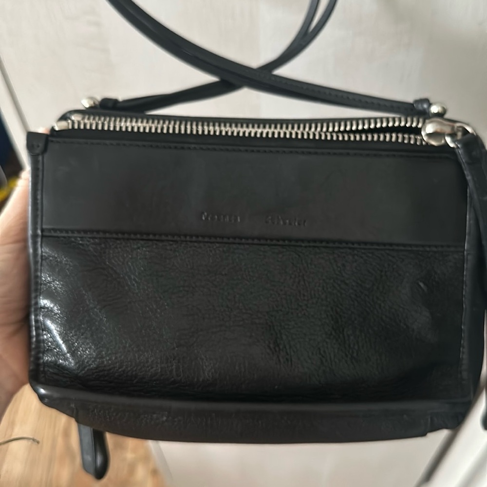 Proenza Schoeler cross body double zip bag. Easy versatile great leather.